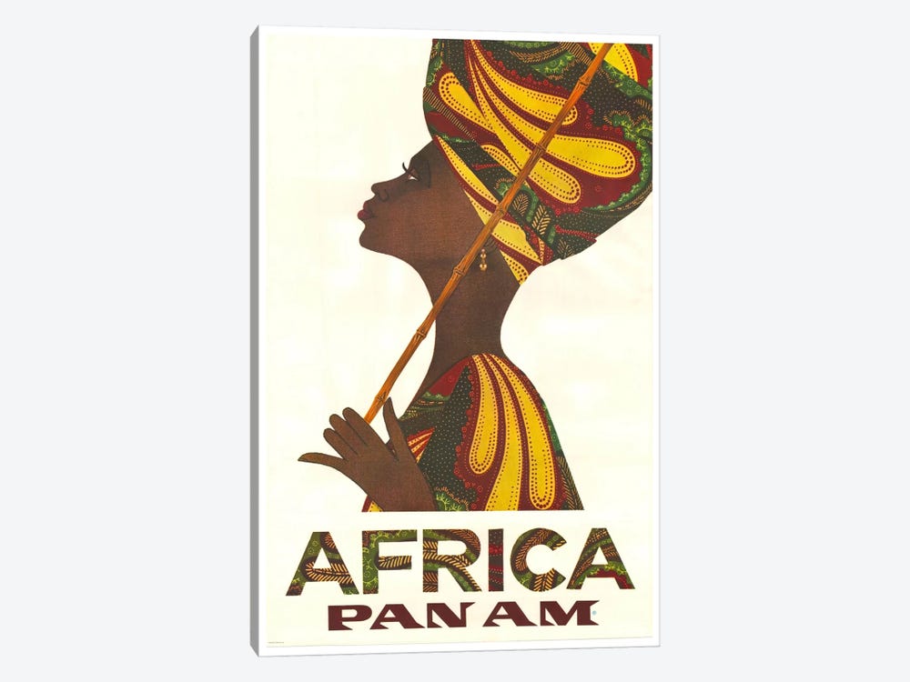 Africa - Pan Am II by Unknown Artist 1-piece Canvas Print