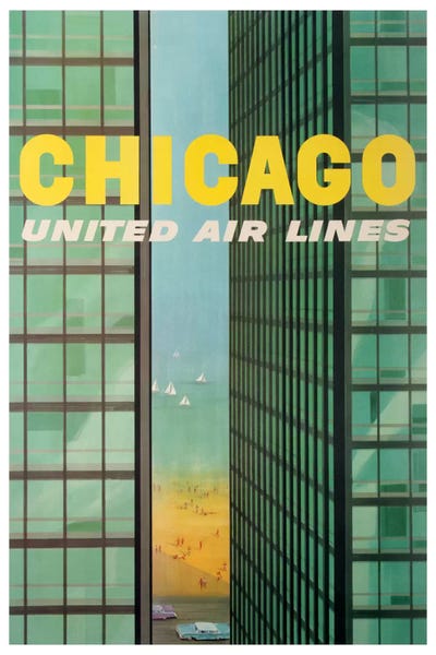 Chicago: Chicago - United Airlines by Unknown Artist