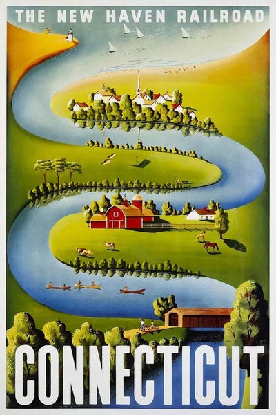 Connecticut: Connecticut: The New Haven Railroad by Unknown Artist