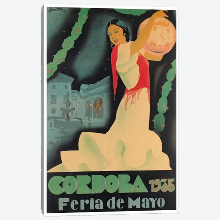 Cordoba Feria de Mayo, 1935 Canvas Print #LIV65} by Unknown Artist Canvas Art Print