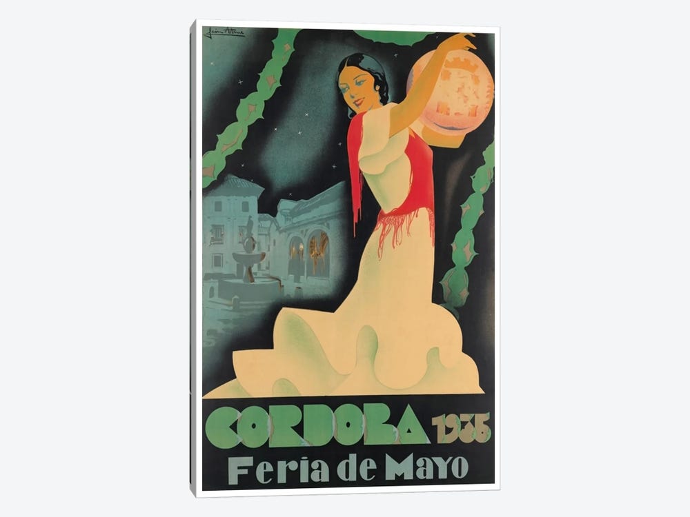 Cordoba Feria de Mayo, 1935 by Unknown Artist 1-piece Canvas Print