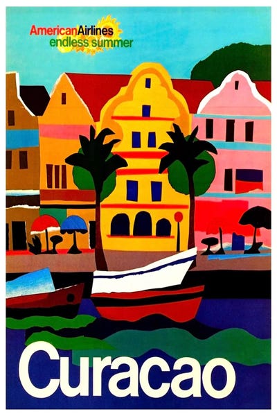 Vintage Travel Posters: Curacao by Unknown Artist