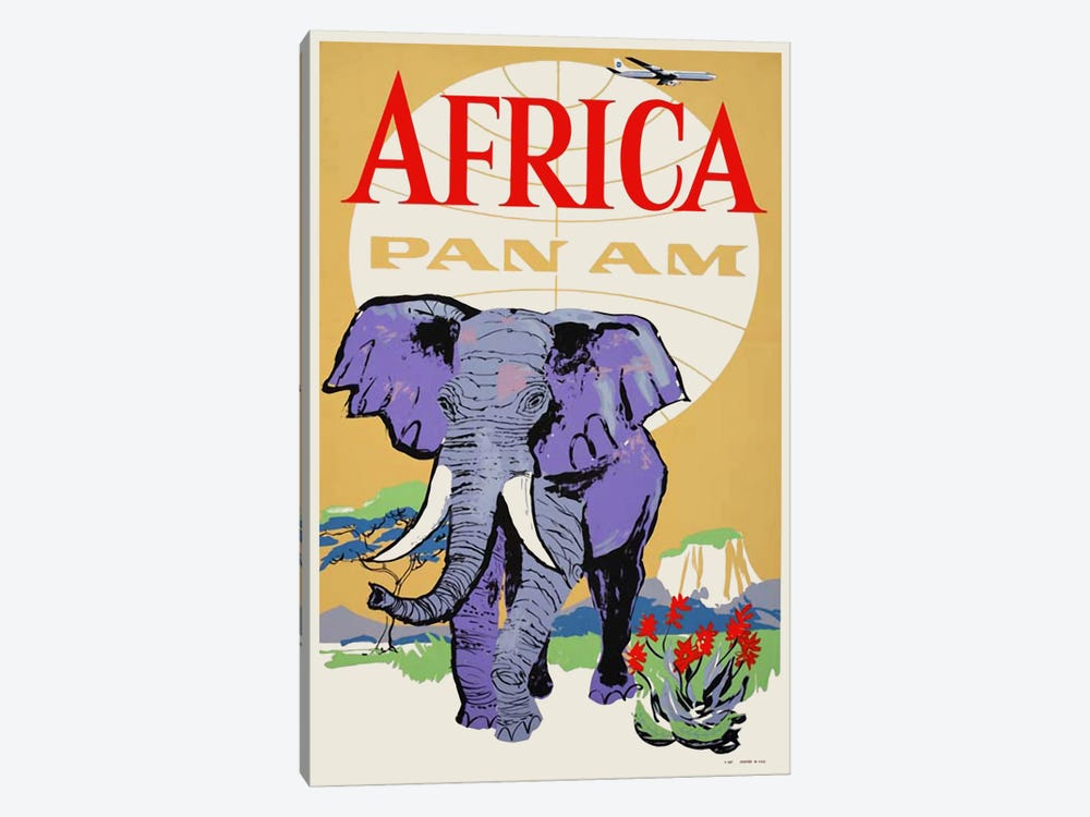 Africa - Pan Am III by Unknown Artist 1-piece Canvas Artwork