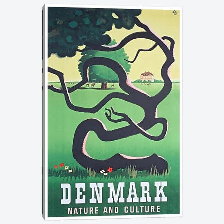 Denmark: Nature And Culture Canvas Print #LIV73} by Unknown Artist Canvas Print