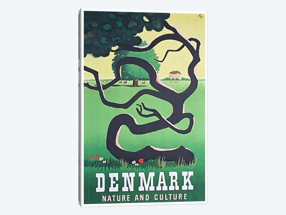 Denmark: Nature And Culture by Unknown Artist 1-piece Canvas Art