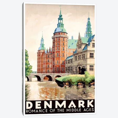 Denmark: Romance Of The Middle Ages Canvas Print #LIV74} by Unknown Artist Canvas Wall Art