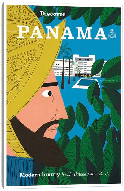 Discover Panama: Modern Luxury Beside Balboa's Blue Pacific Canvas Art Print - Panama