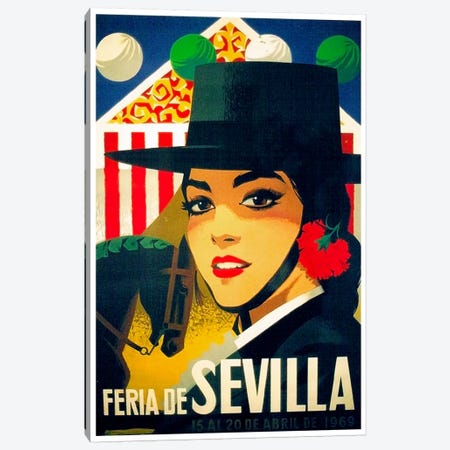 Feria de Sevilla, 15-20 de Abril de 1969 Canvas Print #LIV88} by Unknown Artist Canvas Art
