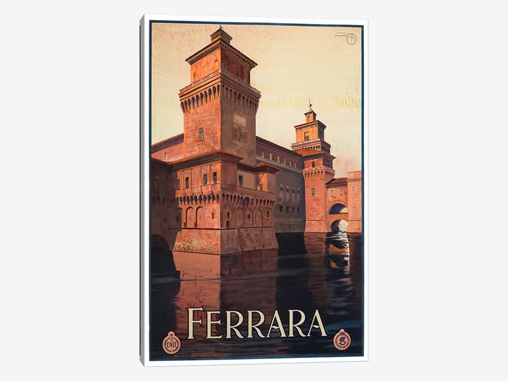 Ferrara, Italy by Unknown Artist 1-piece Canvas Print