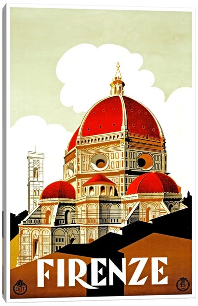 Firenze Canvas Art Print - Tuscany Art