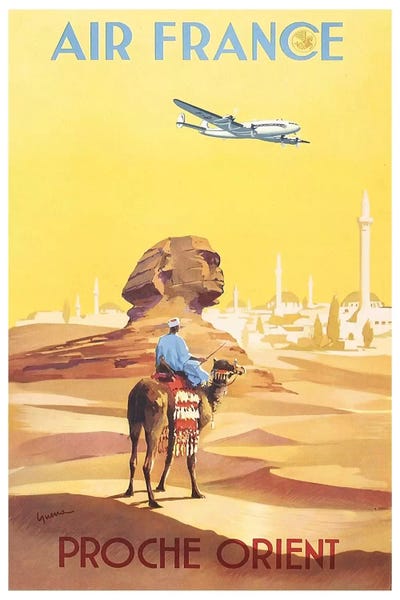 Sculptures & Statues: Air France - Proche Orient (Near East) I by Unknown Artist