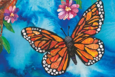 Lisa Morales - Canvas Prints: Insect Monarch by Lisa Morales