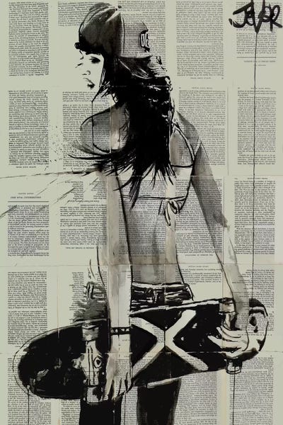 Skateboarding: Sk8ter Gurl by Loui Jover
