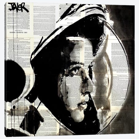The Astronaut Canvas Print #LJR109} by Loui Jover Canvas Artwork