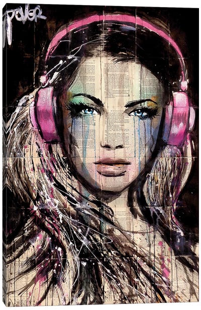 DJ Canvas Art Print - Loui Jover