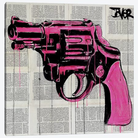 Pop Gun Canvas Print #LJR122} by Loui Jover Canvas Artwork