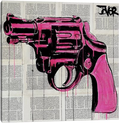Pop Gun Canvas Art Print - Loui Jover