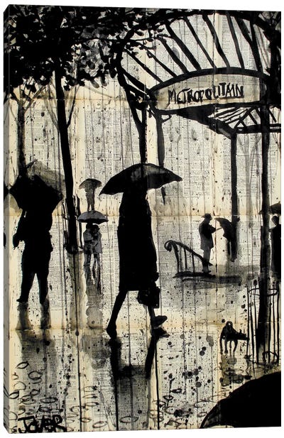 Metropolitain Canvas Art Print - Rain Inspired