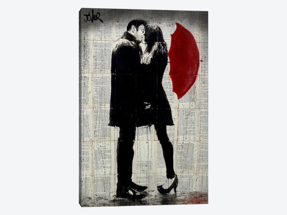 Winter's Kiss by Loui Jover 1-piece Canvas Wall Art