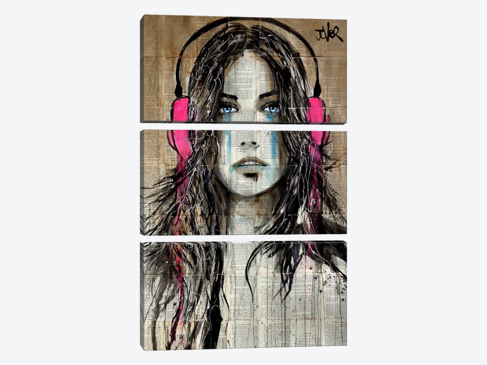 Wired by Loui Jover 3-piece Canvas Art Print