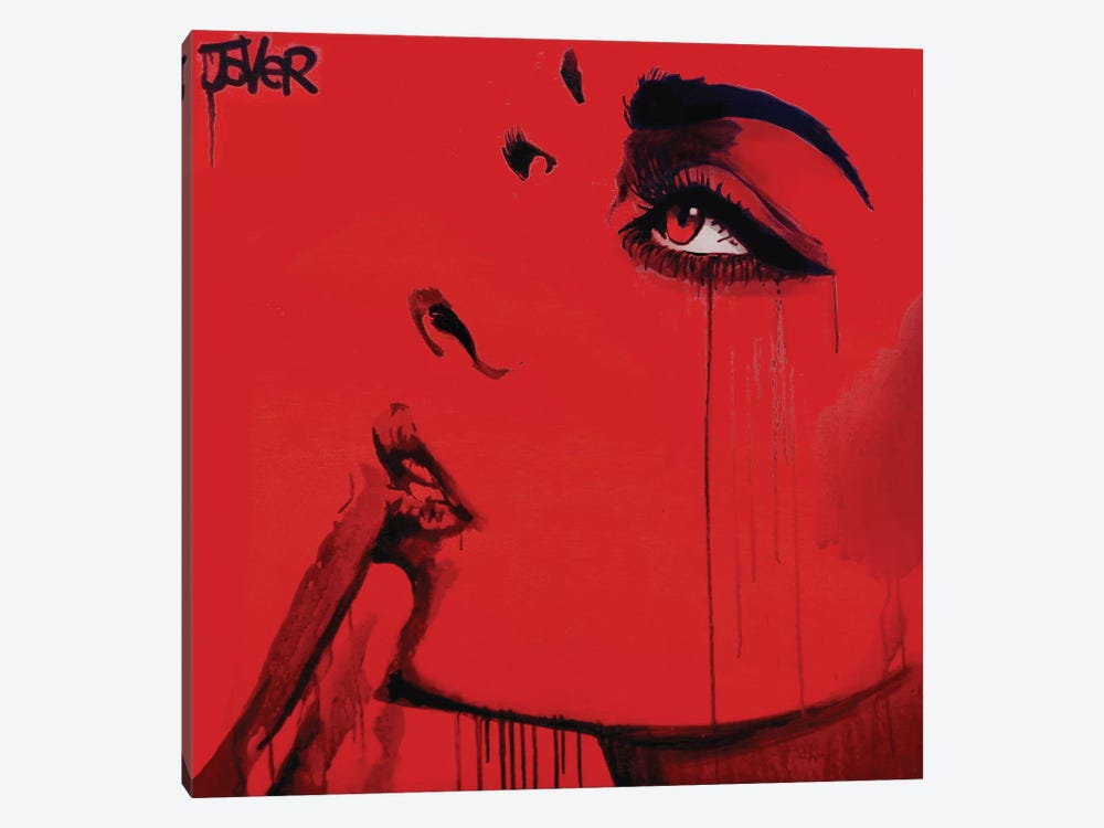 Never Know (red) 1-piece Canvas Artwork