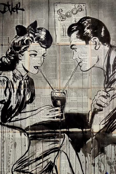 Soda Pop by Loui Jover metal wall art