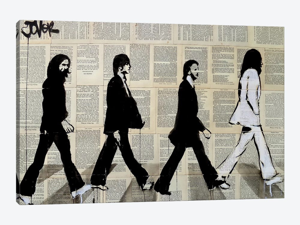 The Crossing Of Abbey Road by Loui Jover 1-piece Canvas Wall Art