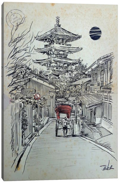 Another Kyoto Moment Canvas Art Print - Kyoto
