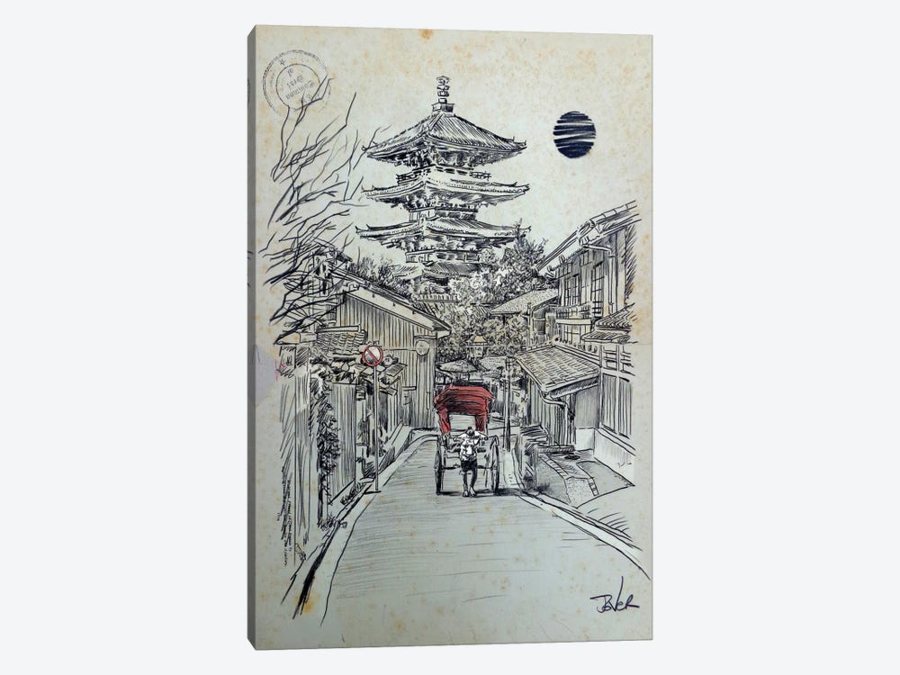 Another Kyoto Moment by Loui Jover 1-piece Canvas Art Print