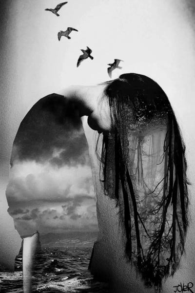 Surrealism: Forest, Sea And Sky by Loui Jover