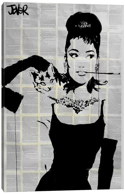 Tiffany's Canvas Art Print - Audrey Hepburn