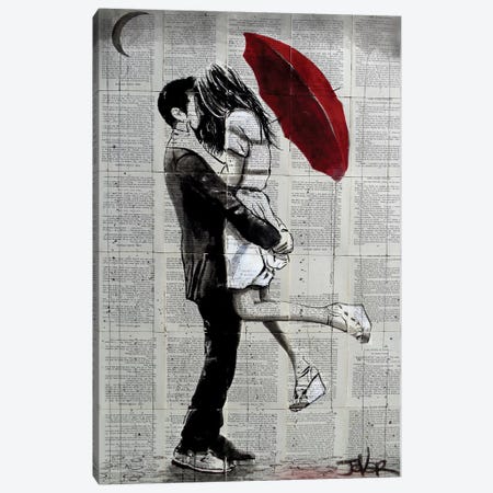 Forever Romantics Canvas Print #LJR196} by Loui Jover Canvas Wall Art