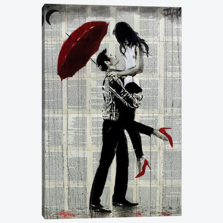 Love Rain Canvas Print #LJR202} by Loui Jover Canvas Print