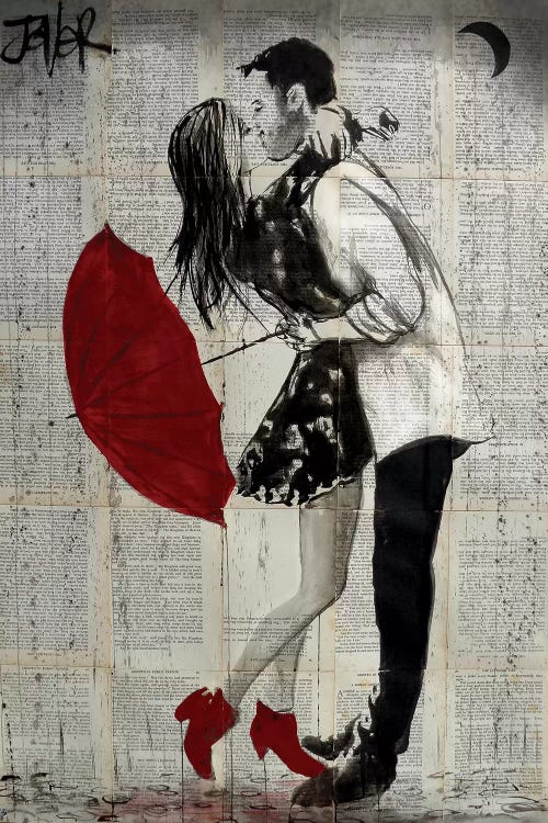 Never Mind The Rain by Loui Jover wall art