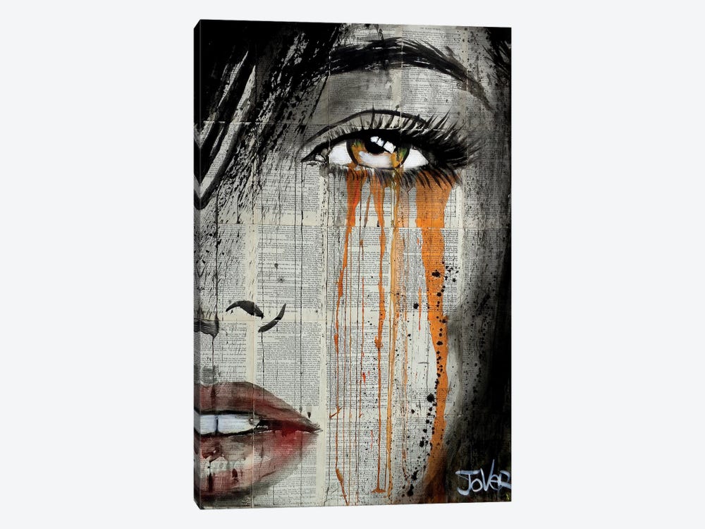 Orange Crush by Loui Jover 1-piece Canvas Wall Art