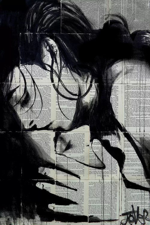 Soul Kiss by Loui Jover wall art