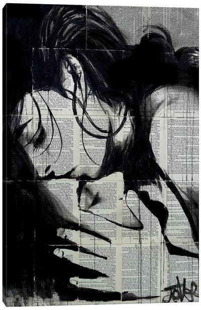 Soul Kiss Canvas Art Print - Loui Jover