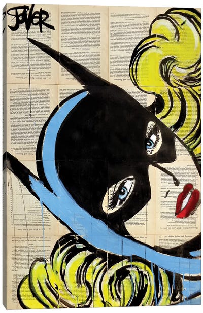 That Girl Canvas Art Print - Batgirl