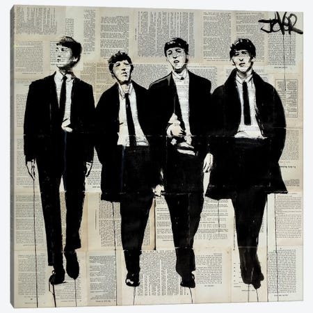 iCanvas The Beatles Pop Art Art by 2Toastdesign Canvas Art Wall Decor ( People > celebrities > musicians > Bands > The Beatles art) - 18x12 in