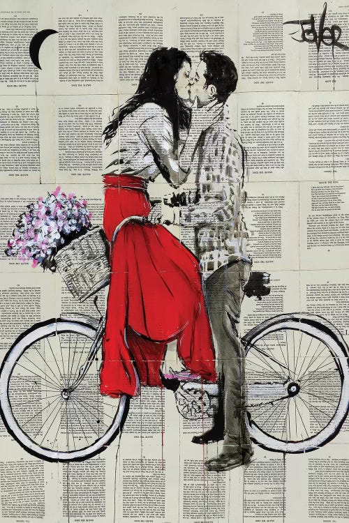 Bike Days by Loui Jover wall art