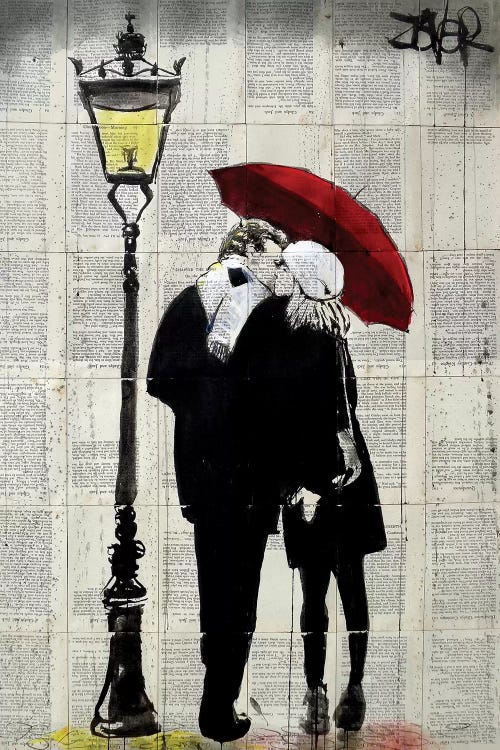Lamp Lovers by Loui Jover wall art