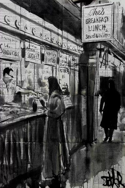 Cafes: Night Café by Loui Jover