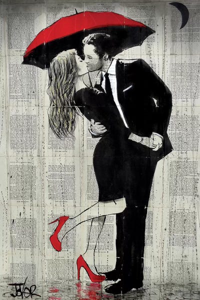 Men's Fashion: The Kissing Rain by Loui Jover
