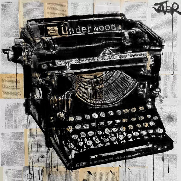 Typewriters: The Underwood by Loui Jover