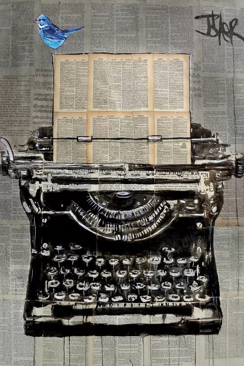 The Writer by Loui Jover wall art