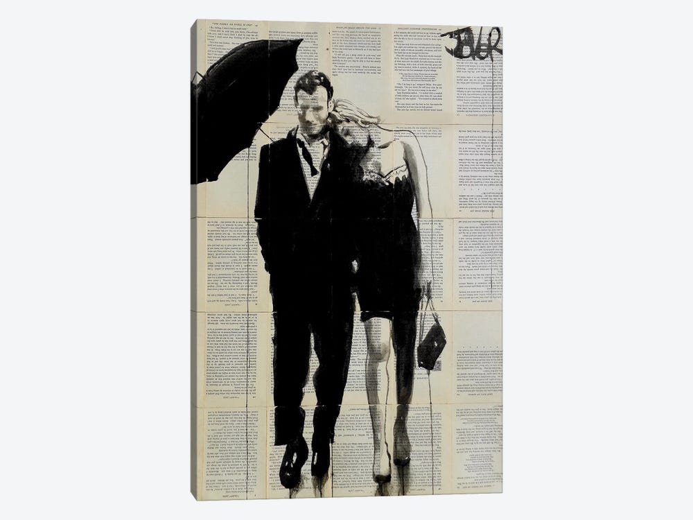 Each Other by Loui Jover 1-piece Canvas Art Print