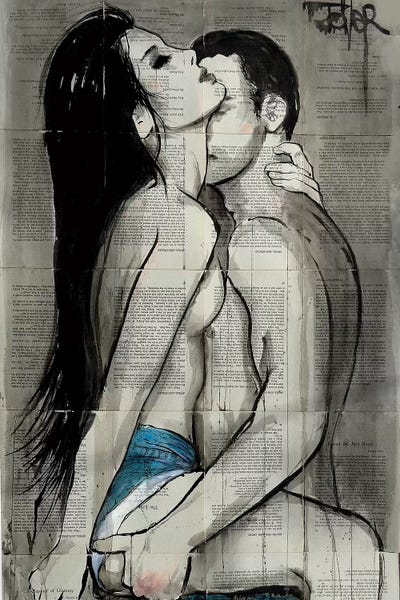 Black & White & Blue: Denim Lovers by Loui Jover