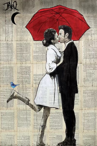 Umbrellas: Magical Rain by Loui Jover