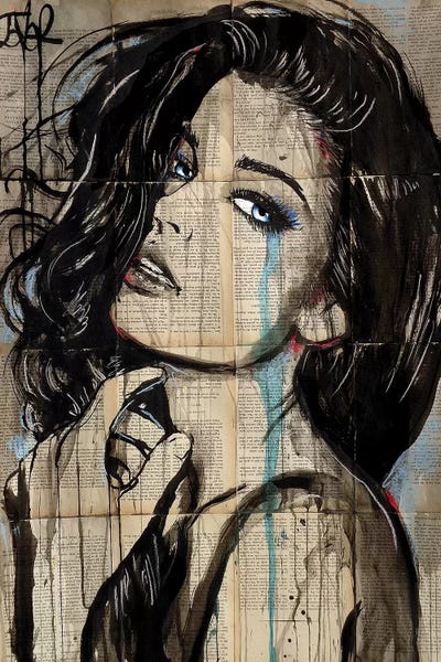 The New Page by Loui Jover framed canvas print
