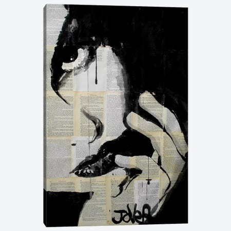 Sometimes Hearts Are Dark Canvas Print #LJR29} by Loui Jover Canvas Wall Art